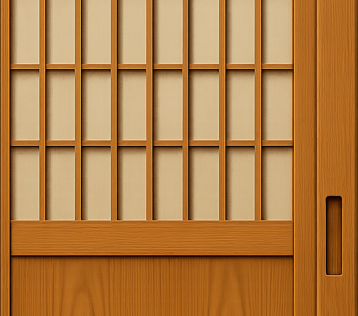 開くドアの左半分