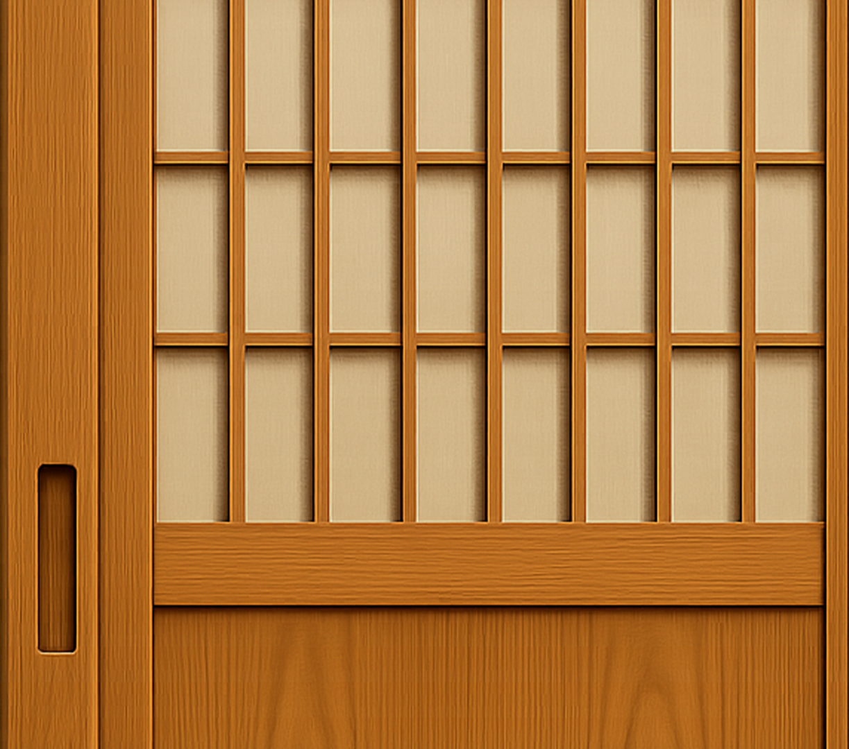 開くドアの右半分